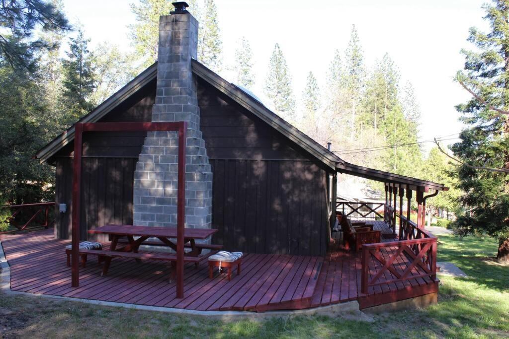 Rustic Chapparal Cabin At Bass Lake Heights Villa Oakhurst Buitenkant foto